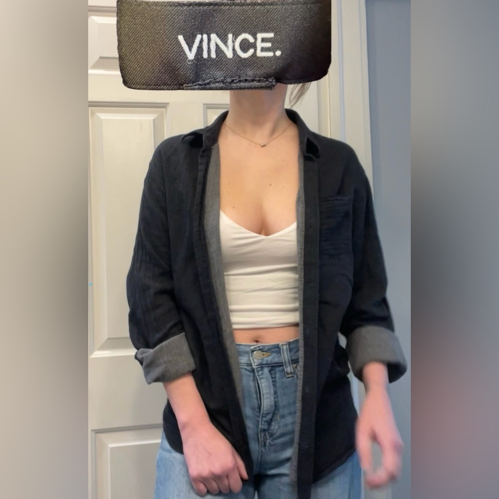 Vince- Softest Button Down, Double Layer Cotton. - image 1